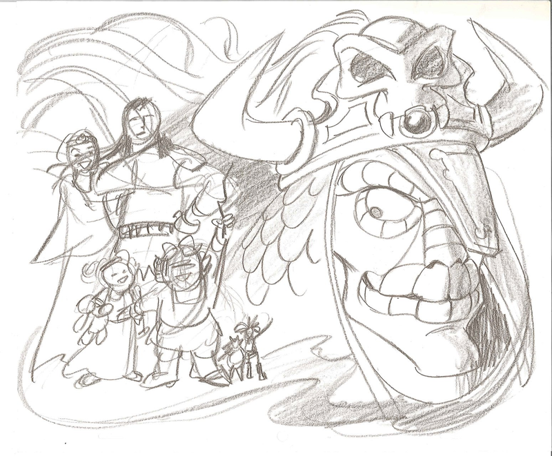 Illustration for article titled Check out art from the Lucasfilm Willow cartoon that never was